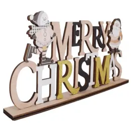Merry Christmas Decoration Stand - Side